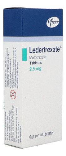 Ledertrexate 2.5 Mg 100 Tabletas