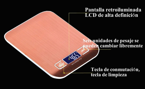 Bascula Digital Para Cocina Gramera Pesa 1 Gramo A 5 Kilos