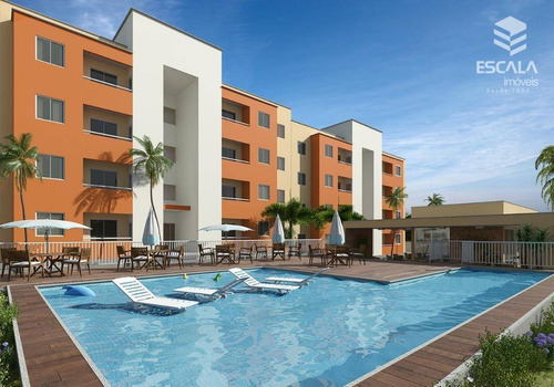 Imagem 2 de 30 de Apartamento Com 2 Quartos À Venda, 53 M², Suíte, 2 Vagas, Área De Lazer, Financia - Paumirim - Caucaia/ce - Ap1068