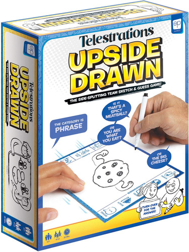 Juego De Mesa Telestrations Upside Drawn Dibuja Y Adivina