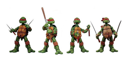 4 Tartarugas Ninjas Quadrinhos Faixas Vermelhas