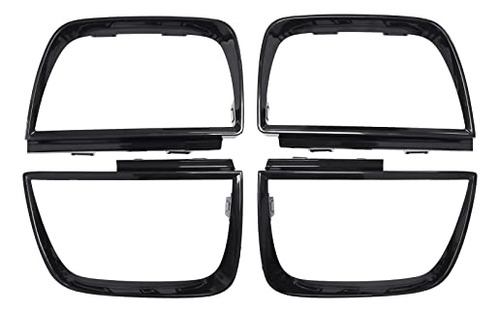 Pack Of 4 Black Repalcement Tail Light Taillight Bezel ...