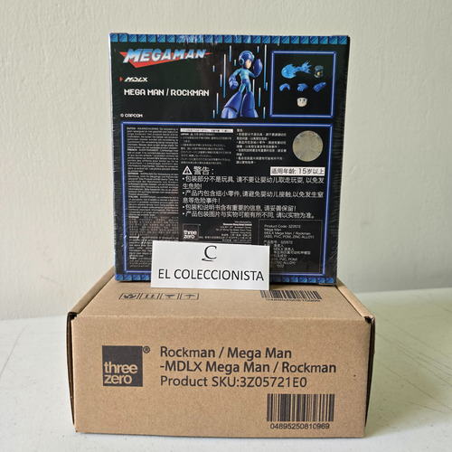 Figura Mega Man Threezero 1/12 Mdlx Mega Man Original (Usado)