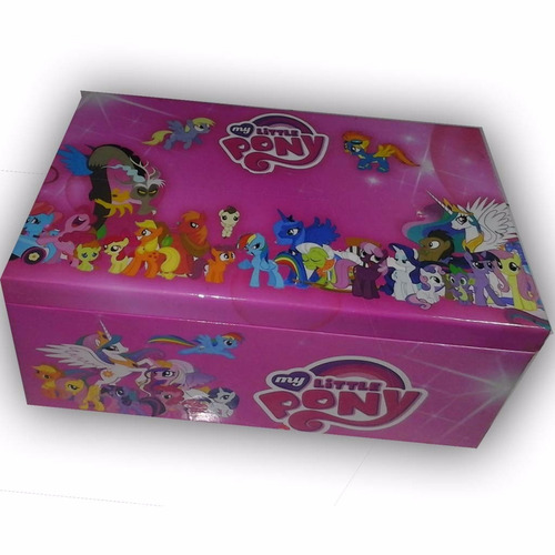Imagen 4 de 6 de My Little Pony Cofre De Madera Personalizado. (34x20x10)