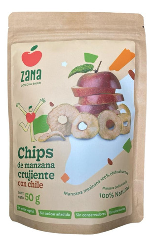 Manzana Liofilizada Chile Chips