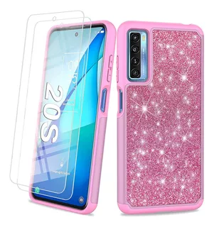 A Para Tcl 20s Para Case Mujer Niña 6.67 Pulgadas Glitt372