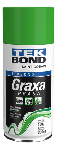 Kit Com 2 Graxas Branca Multiuso Tek Bond 300ml 200g
