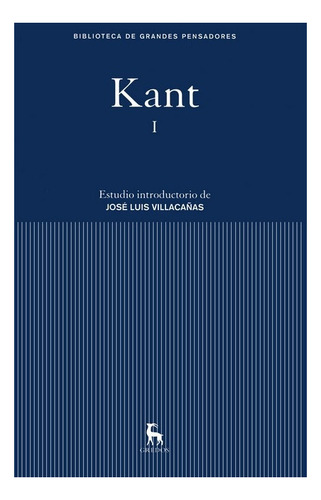 Libro Kant I Critica De La Razon Pura Prolegomenos (bibliote