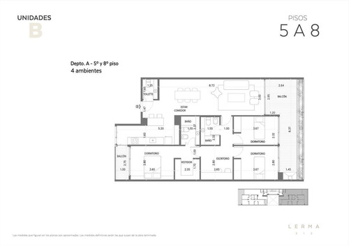 Imagen 3 de 8 de Oportunidad De Inversion - Amplio Departamento De 4 Ambientes Al Contra Frente Con Balcón - Villa Crespo | Lerma Al 200