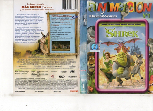 Shrek (2001) (animación Dreamworks N° 1) - Dvd Orig - Mcbmi