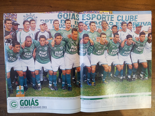Poster Do Goias Bicampeão Goiano 2003 (Usado)
