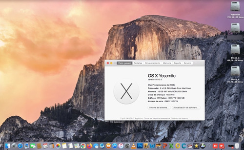 Mac Pro Intel Xeon 2.8 Ghz 16 Gb Ram 4 Hdd Teclado (Usado)