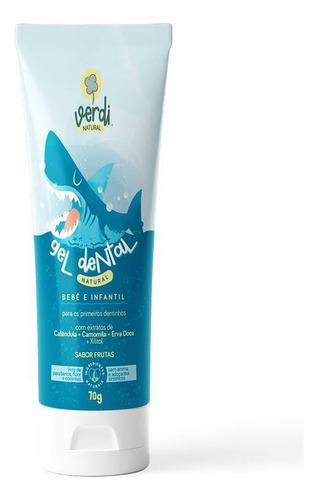 Gel Dental Natural Vegano Para Bebê E Infantil Verdi Natural