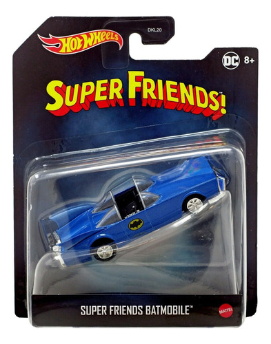 Hot Wheels Batmobile Super Friends Esc. 1:50