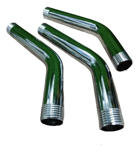 Brazo O Tubo De Ducha Acero Inoxidable 15cm C/roseta M T