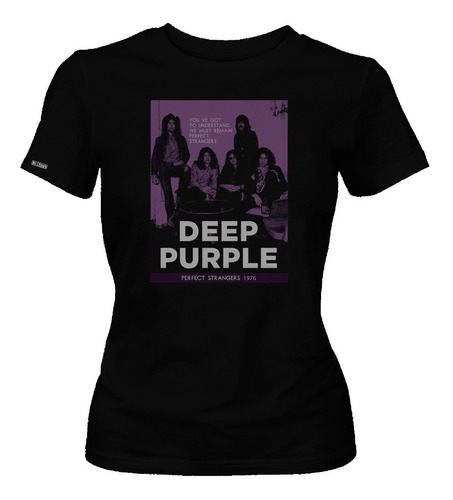 Camiseta Deep Purple Perfect Strangers 1976 Banda Mujer Dbo 