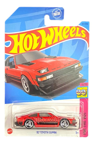 Hot Wheels Toyota Supra 1982 De Colección A Escala 1:64