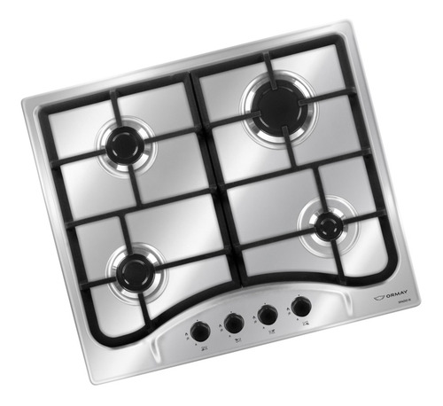 Imagen 2 de 2 de Anafe a gas Ormay Top Gourmet Spazio IX acero inoxidable 220V