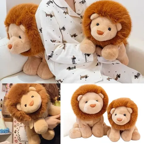 oAutoSjy Juguete de peluche de león largo de peluche, almohada larga de peluche, linda muñeca de oAutoSjy Juguete de peluche de león largo de peluche, almohada larga de peluche, linda muñeca de