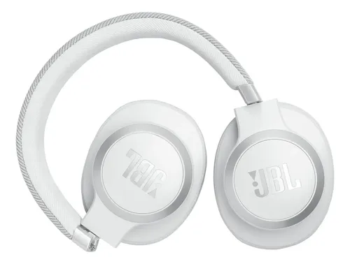 JBL LIVE 770NC ワイヤレスヘッドホン ホワイト Jbl Live 770nc Fones De Ouvido Sem Fio Com Anc E Bluetooth White