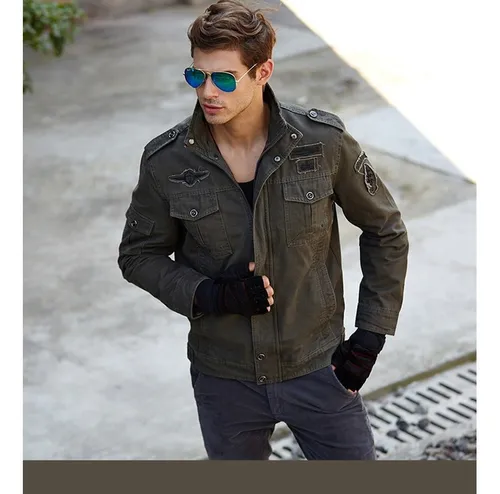 Chamarras verde militar para hombre new arrivals