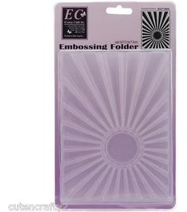Imagem 1 de 2 de Embossing Folder - Dazzling Sunburst Size 5 X 7
