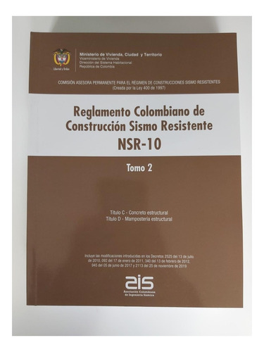 Reglamento Colombiano De Construcción Sismo Resistente Nsr10