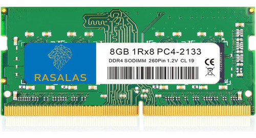 8gb Memoria Ram 1rx8 Ddr4 2133mhz Pc4-17000 Sodimm Rasalas