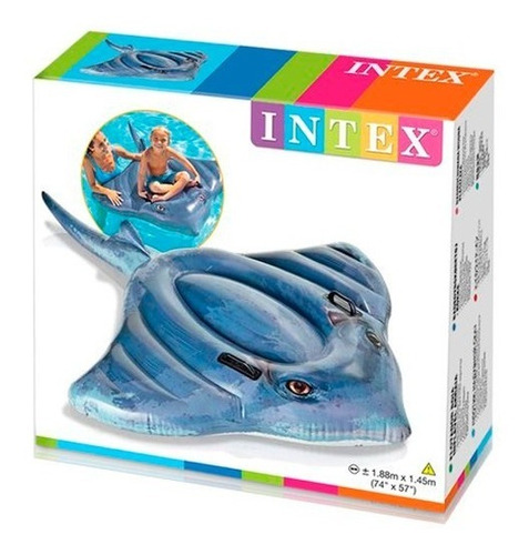 Colchoneta Mantarraya Intex 57550 Inflable My Toys