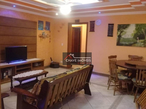 Imagem 2 de 30 de Casa Com 3 Dormitórios À Venda, 120 M² Por R$ 800.000,00 - Vila Caiçara - Praia Grande/sp - Ca0236