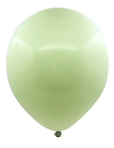 Globo Doble Verde Pastel X 10 U - R10 - Universo Mágico