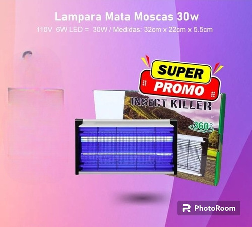 Lampara Matamosca Mosquitos Zancudos Electroinsectos 12watt