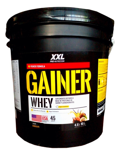 Gainer 4.5kg Xxl Pro Nutrition Ganador De Peso