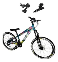 Comprar Bicicleta Vikingx 26 T25 24v Slick Fx Bca Câmbios Shimano