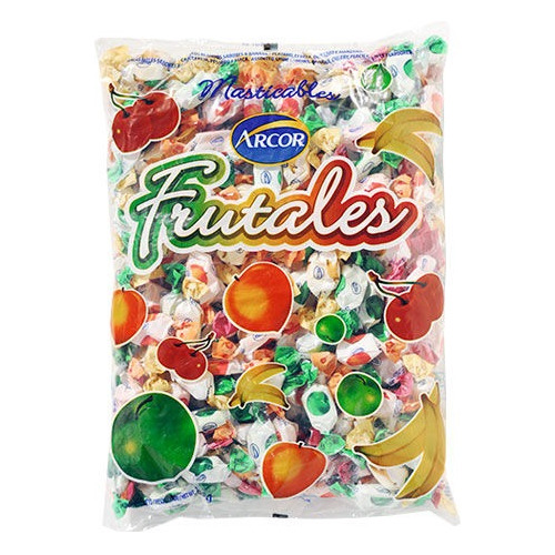 Caramelos Arcor Masticables Frutales 800 Gr