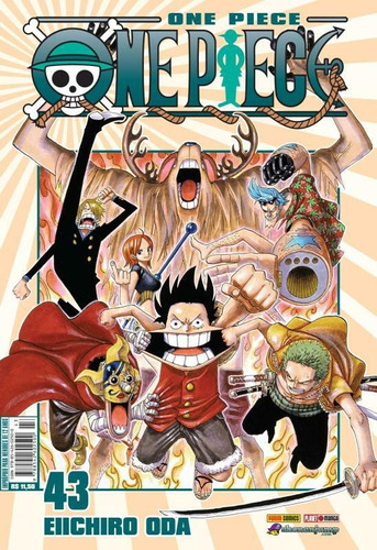One Piece Vol. 43, de Oda, Eiichiro. Editora Panini Brasil LTDA, capa mole em português, 2015