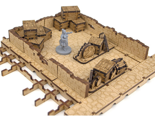 Terreno Modular Towerrex Dnd 28mm - Cofres Y Barricadas