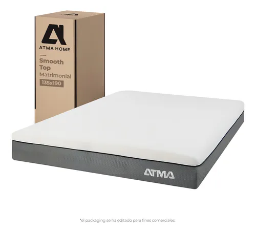 comprar Atma Colchón Matrimonial Smooth Top 29 cm en caja Memory Foam