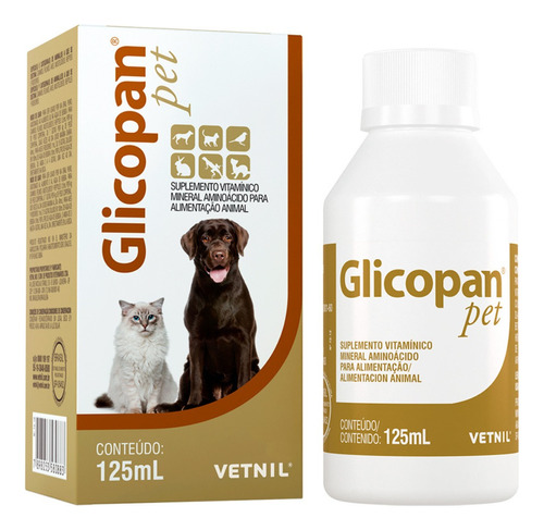 Glicopan Pet Suplemento Vitamínico 125ml