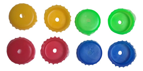 Corcholatas De Plástico - 200 Piezas - Colores Surtidos