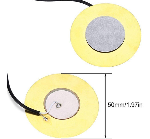 Onown Pickup Wiring Kit Pickup Piezo 50mm Sensitive Transduc