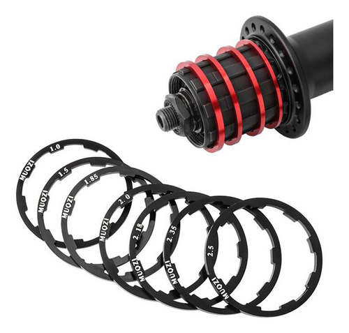 2 Paquete De 2-10 Cassette Flywheel Arandela Hub 2 Piezas