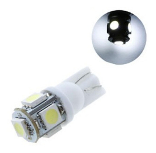 Lampara Led Circ. Impreso 12v  5 Leds T 10 X 20 Unidades