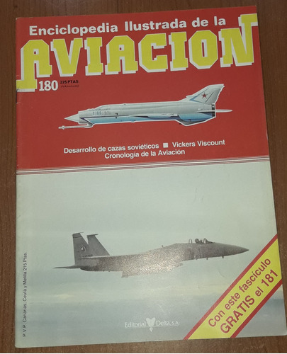 Revista Enciclopedia Ilustrada De La Aviacion N°180