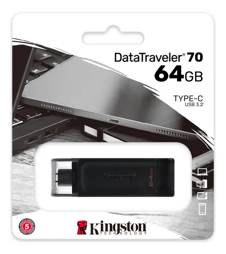 Pendrive Kingston Datatraveler 70 64gb Usb-c Usb 3.2