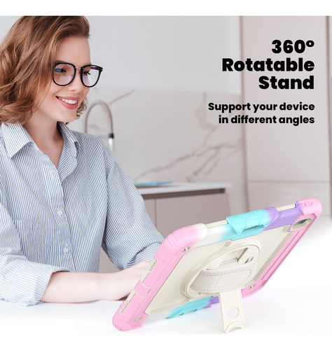 Funda Resistente Universal Para iPad Air 11 2025 2024 A3266 A3267 A3270 A2902 A2903 A2904 Hybrid Stand