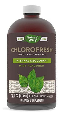 Suplemento De Clorofila Líquida Nature's Way Chlorofresh, 47