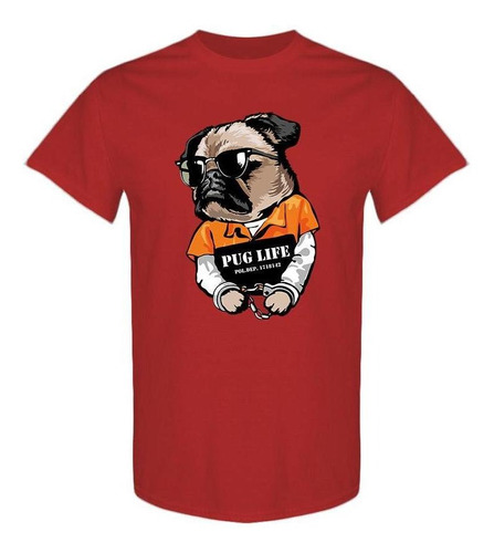 Playera Ruda Pug Life Para Hombre