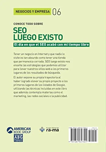Libro Conoce Todo Sobre Seo Luego Existo: El Día En Que El