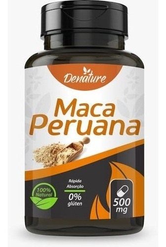 Maca peruana 500 mg 100 cápsulas - Sabor natural desnaturalizado